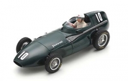 Vanwall VW2 No.10 4th Belgian GP 1956 Harry Schell, S7203, Spark 1:43