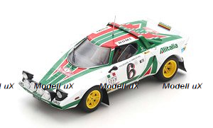 Lancia Stratos HF No.6 2nd Rally Monte Carlo 1976 Björn Waldegård - Hans Thorszelius, S9083, Spark 1:43