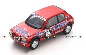 Peugeot 205 GTI No.132 Rally Monte Carlo 1986 François Delecour - Anne-Chantal Pauwels, S9456, Spark 1:43