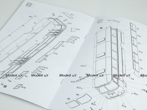 Сборная модель ЛИАЗ-677М, 4028AVD, AVD Models 1:43