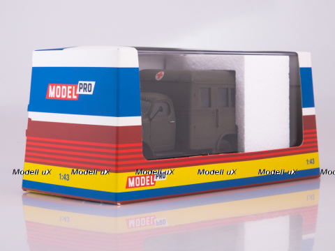 Зил-151 Передвижная станция заготовки крови ПСЗК (со следами эксплуатации), 0049MP, ModelPro 1:43