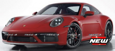 Porsсhe  911 Carrera  4 GTS 2020, red, 155063100, Minichamps 1:18