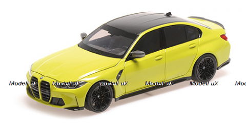 BMW M3  2020, Yellow Metallic, 113020204, Minichamps 1:18
