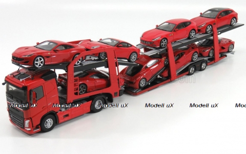VOLVO FH4 500 TRUCK CAR TRANSPORTER, 116250B, Eligor 1:43