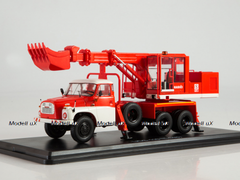 Экскаватор-планировщик UDS-110 (на шасси Tatra-148) пожарный, SSM1420, SSM 1:43