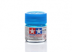 Акриловая глянцевая краска  Clear Blue (голубой), X-23, 81523 Tamiya