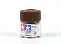 Краска матовая акриловая (Red brown), Tamiya XF-64