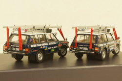Range Rover The British Trans americas Expedition, набор из 2х машин, ALM410100, Almost Real 1:43
