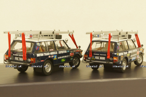 Range Rover The British Trans americas Expedition, набор из 2х машин, ALM410100, Almost Real 1:43