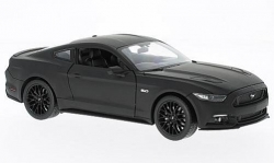 Ford Mustang GT matt-black, WEL24062, Welly 1:24