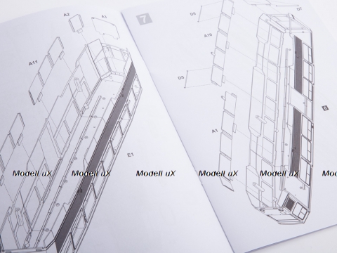 Сборная модель Трамвай КТМ-5М3, 4032AVD, AVD Models 1:43