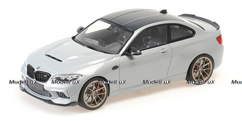 BMW M2 CS 2020,  Silver Metallic W/Gold Wheels, 155021028, Minichamps 1:18