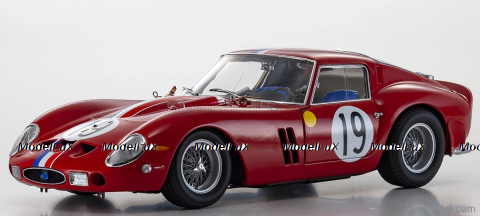 Ferrari 250 GTO #19 2nd place Le Mans 1962, red, KYO8438A0, Kyosho 1:18