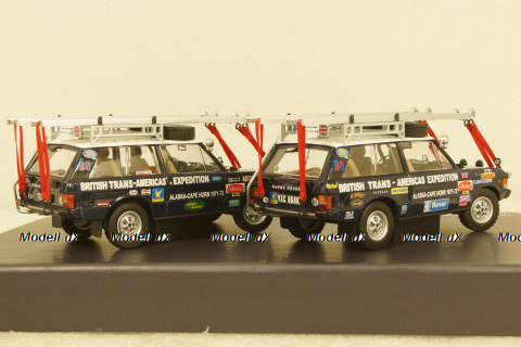 Range Rover The British Trans americas Expedition, набор из 2х машин, ALM410100, Almost Real 1:43