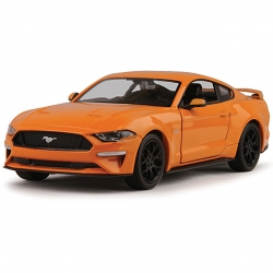 Ford Mustang GT 2018 orange, MotorMax 1:24