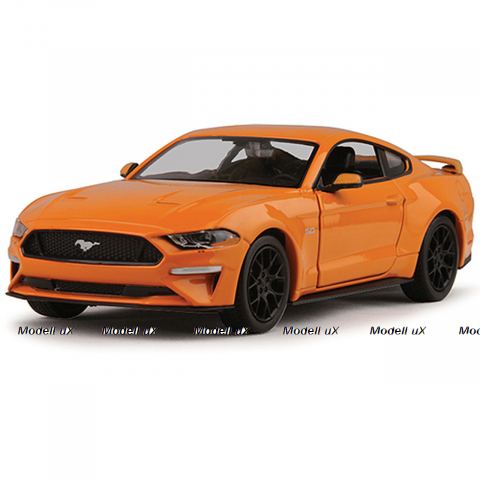 Ford Mustang GT 2018 orange, MotorMax 1:24