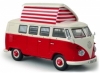  Volkswagen T1b Camper rot/beige, 450377900, Schuco 1:43