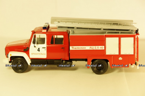 Газ 33092 АЦ-2,5-40 ПМ-543 Feuerwehr, Херсон Моделс 1:43