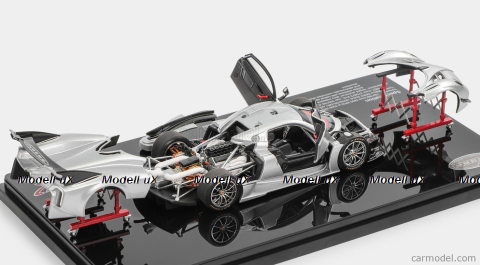 Pagani Huayra R 2021, Silver, LCD43017SI, LCD 1:43