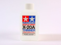 Растворитель для акриловых красок серии X и XF от Tamiya, 250 мл, X-20A, 81040 Tamiya
