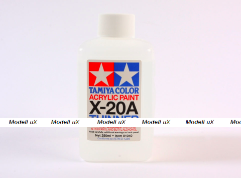 Растворитель для акриловых красок серии X и XF от Tamiya, 250 мл, X-20A, 81040 Tamiya