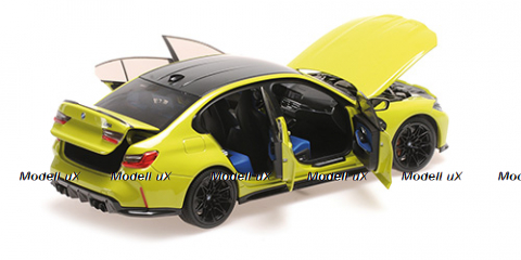 BMW M3  2020, Yellow Metallic, 113020204, Minichamps 1:18