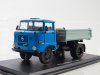 IFA W50L dump truck, blue grey, SSM1466, SSM 1:43