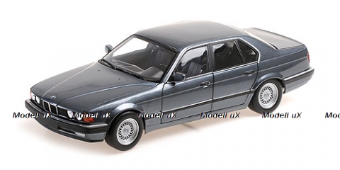 BMW 730I (E32) 1986 Grey Metallic, 100023005, Minichamps 1:18