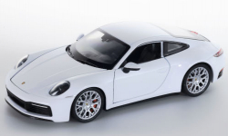 Porsche 911 Carrera 4S (992), weiss, 2019, Welly 1:24