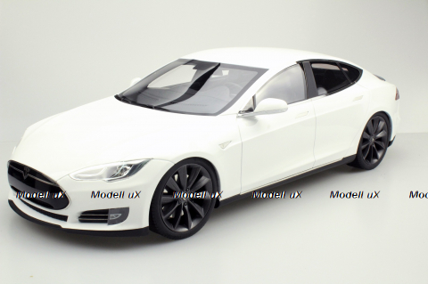 Tesla Model S, 2012, white, TM12-03A, Top Marques 1:12