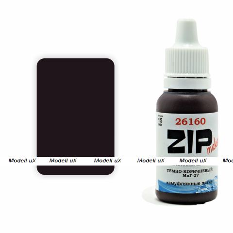 Акриловая краска Красно-коричневый МиГ-27, арт. 26160, ZIP Maket