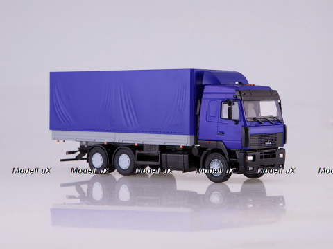 МАЗ-6312 бортовой с тентом, арт. 101227.г, Аист 1:43