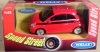 Fiat 500 Welly 1:43, red