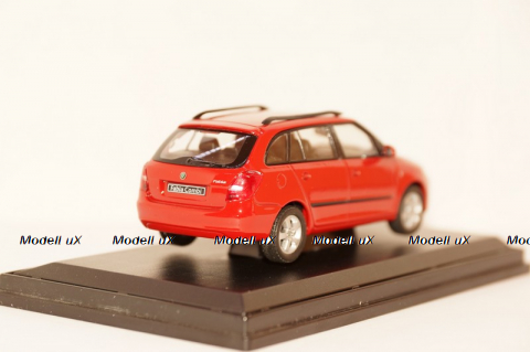 Skoda Fabia II Combi red