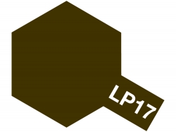 Краска нитро матовая Linoleum Deck Brown (коричневая), Tamiya LP-17