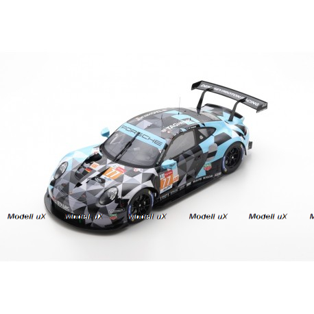 Porsche 911 RSR No.77 Dempsey Proton Racing Winner LMGTE Am Class 24H Le Mans 2018 M. Campbell C. Ried J. Andlauer, 12S021, Spark 1:12