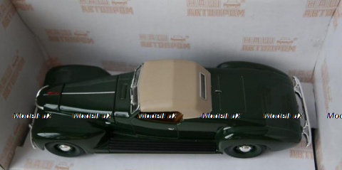 ЗИС 101А спорт с тентом 1938, НАП 1:43 