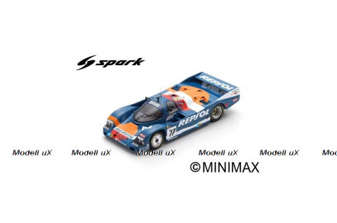Porsche 962C No.17 24H Le Mans 1989 - O. Larrauri - W. Brun - J. Pareja, S9875, Spark 1:43