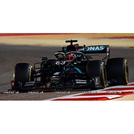 Mercedes AMG Petronas Formula One Team No.63 F1 W11 EQ Performance 9th Sakhir GP 2020 George Russell, S6487, Spark 1:43