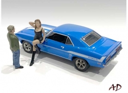 Набор фигурок 70-х №1, AD38351, American Diorama 1:43 