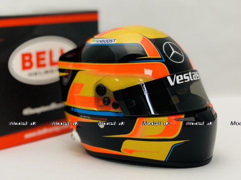 Mini Helmet Stoffel Vandoorne HWA Vestas Formel E 2021, Bell 1:2