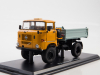 IFA W50LA 4×4 dump truck, orange grey, SSM1468, SSM 1:43