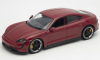 Porsche Taycan Turbo S, rot, Welly 1:24