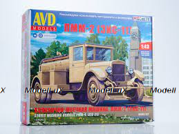 Сборная модель Поливочно моечная машина ГСМ-2 (ЗИС-11), 1576AVD, AVD Models 1:43