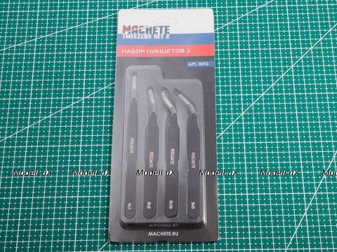 Набор пинцетов №2,0093, MACHETE