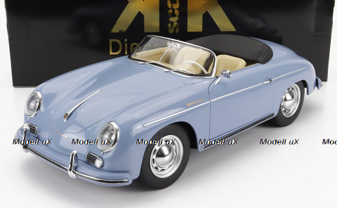 Porsche 356A Speedster, 1955, light blue, KKDC120095, KK-Scale 1:12