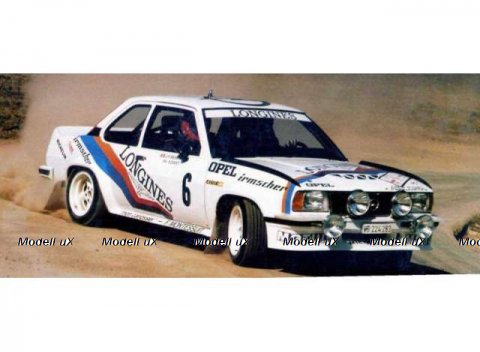 Opel Ascona B 400, No.6, Irmscher, Longines, Rallye WM, Rally Lana, 1982 J-P.Balmer/F.Cavalli, SUN5377, SunStar 1:18