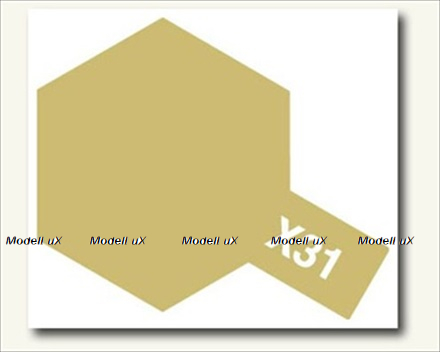 Акриловая глянцевая краска Titanium Gold (золото), X-31, 81531 Tamiya