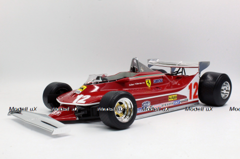 Ferrari 312 T4 Gilles Villeneuve Short Tail #12 Gilles Villeneuve, GP12-01D, GP Replicas 1:12