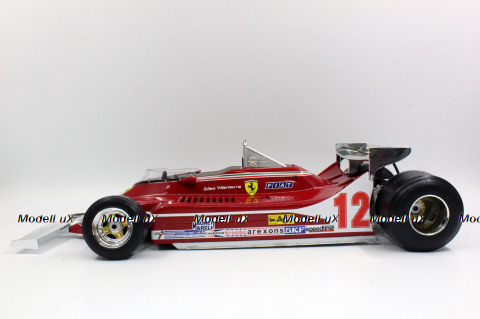 Ferrari 312 T4 Gilles Villeneuve Short Tail #12 Gilles Villeneuve, GP12-01D, GP Replicas 1:12